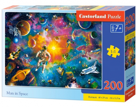 Пазли Людина у космосі 200 деталей Castorland 2261