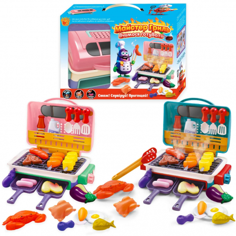 Іграшковий дитячий гриль з світловими музичними ефектами 22542