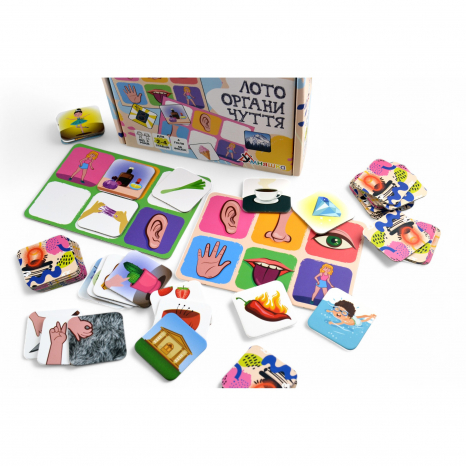 Розвиваюча настільна гра "Лото органи чуття" 2279