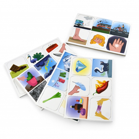 Розвиваюча настільна гра "Лото органи чуття" 2279