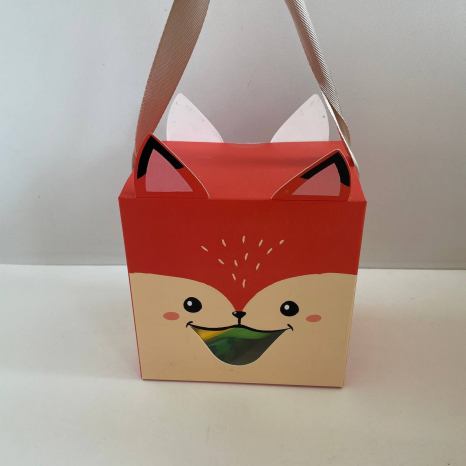 Набор продуктов на липучках с ножом и доской в коробке Лисичка 228K60