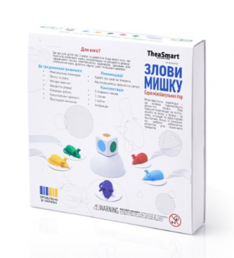 Дитяча настільна гра на швидкість реакції Злови мишку