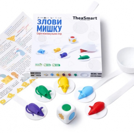 Дитяча настільна гра на швидкість реакції Злови мишку
