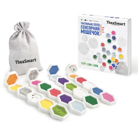 Тактильне меморі (тактильне лото) Сенсорний мішечок TheaSmart