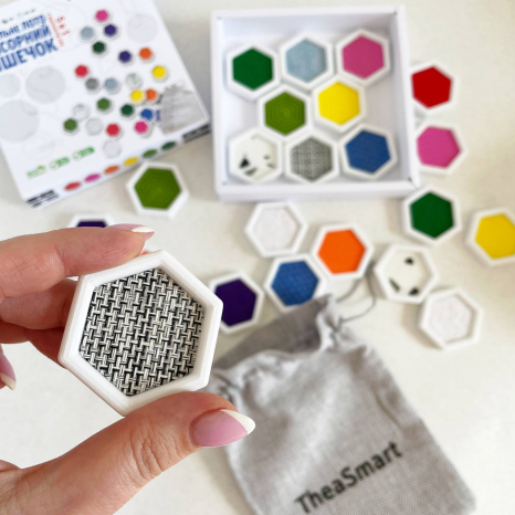 Тактильне меморі (тактильне лото) Сенсорний мішечок TheaSmart