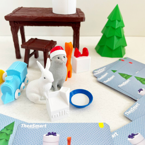 Гра на розвиток просторового мислення Різдвяна історія TheaSmart