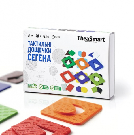 Розвиваюча гра  - сортер Тактильні дощечки Сегена