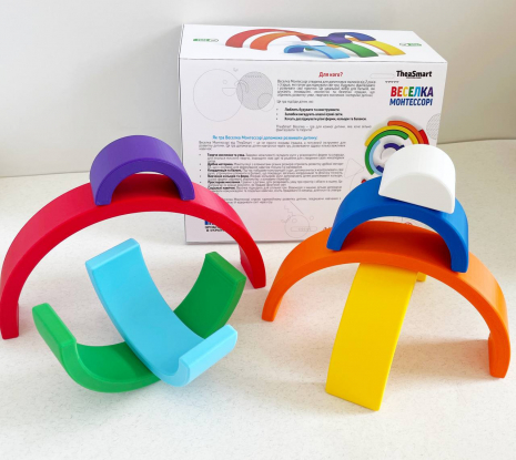 Розвиваюча гра Веселка Монтессорі TheaSmart