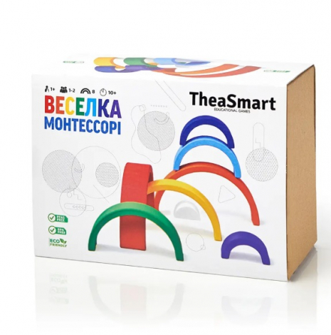Розвиваюча гра Веселка Монтессорі TheaSmart