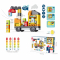 Конструктор з великих блочних 37 деталей Машинка (автомийка, заправна станція) з світловими-звуковими ефектами, 2309