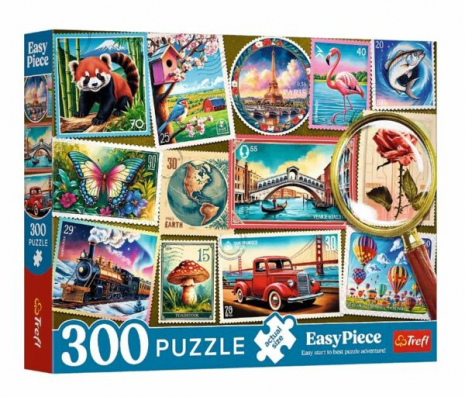Пазли 300 елементів "Поштові марки" Trefl 23100