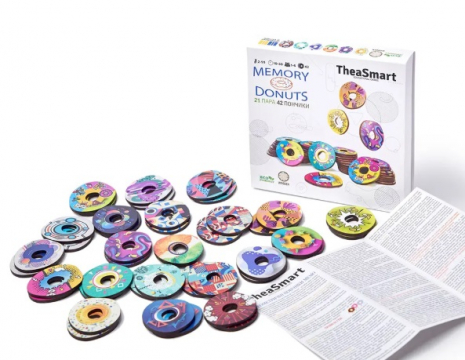 Настільна сімейна гра Пончики мемо