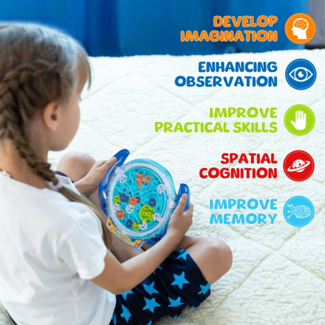 Гра - головоломка лабіринт з шестернями 2328