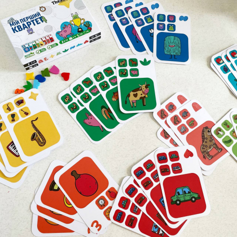 Дитяча настільна гра Мій перший квартет