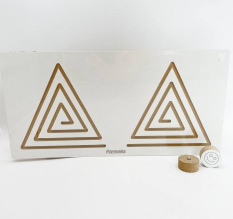 Міжпівкульна дошка трикутник МДФ Poznavalka