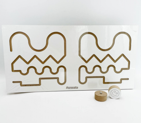 Міжпівкульна дошка перешкоди МДФ Poznavalka