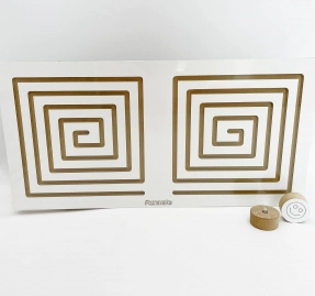 Міжпівкульна дошка квадрат МДФ Poznavalka