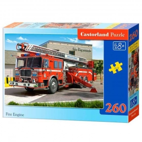 Пазл "Пожарная машина" (260 дет.) Castorland. 26760