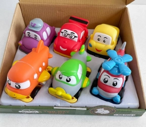 Вініловова інерційна машинка з прогумованими колесами, 2685 C