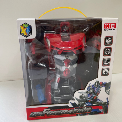 Дитяча іграшка машина-трансформер на р/к (акум., світлові ефекти) 27-6KX