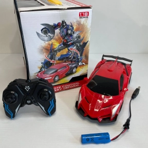 Детская игрушка машина-трансформер на р/у (аккум., световые эффекты) 27-6KX