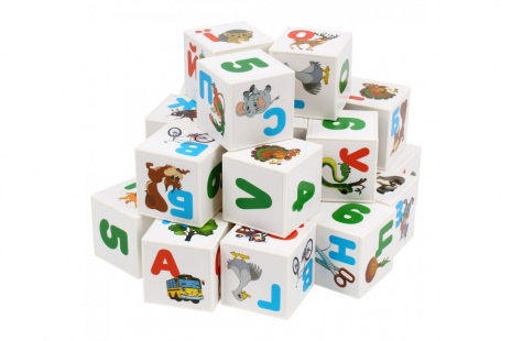 Кубики Арифметика+абетка 24 шт. ТЕХНОК