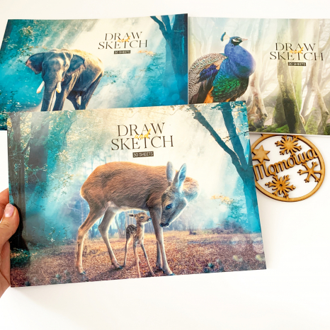 Альбом А4  30арк  Star для малювання на склейці 243 (15 шт. в упаковці) /75