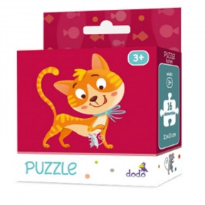 Картоний пазл Котик / Кошеня (16 деталей), Додо / Dodo