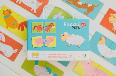 Картонні (дуо) пазли половинки Улюблені/домашні тварини /  (Ферма), Додо / Dodo