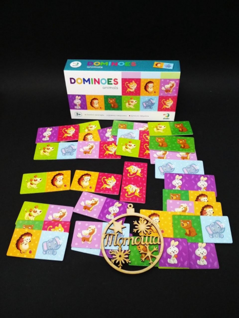 Настільна гра DoDo Доміно Тварини 300248 Dodo