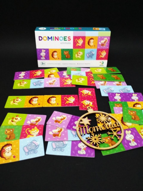 Настільна гра DoDo Доміно Тварини 300248 Dodo