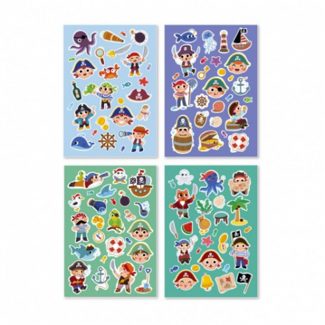 Набір наліпок Пірати, Додо / Dodo 300296