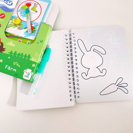 Багаторазова водна розмальовка "Ферма" 300311 DoDo