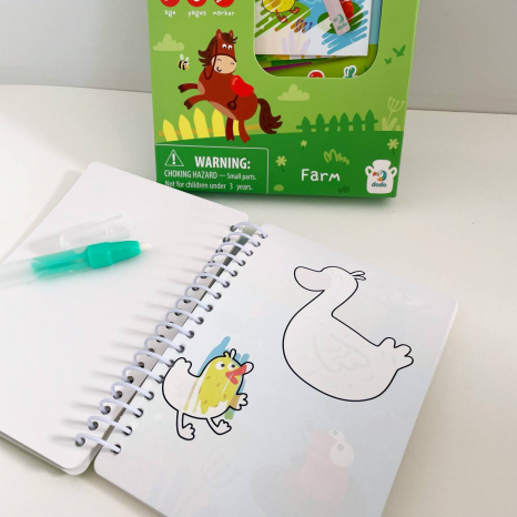 Багаторазова водна розмальовка "Ферма" 300311 DoDo