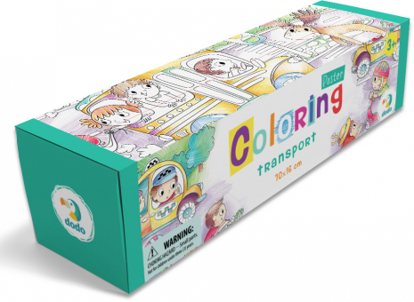 Розмальовка Транспорт Додо / Dodo 300326