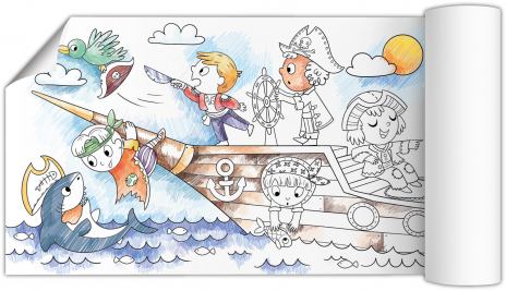 Розмальовка Пірати Додо / Dodo 300329