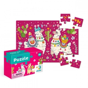 Картонні Пазл-міні "Ла-ла-Лами", 35шт, 20×13см, Dodo. 300401