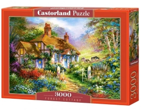 Картонні класичні пазли Castorland 3000 елементів Лісовий Коттедж 92*68 см