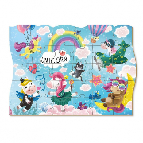 Пазл "Приключения единорожков" (30 дет) Dodo. 300416
