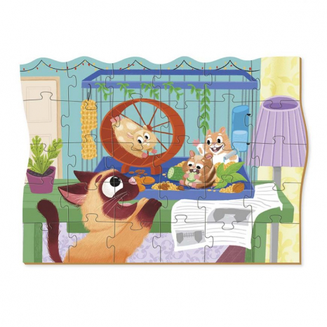Пазл "Хомячкові розваги" (30 дет.) Dodo. 300543