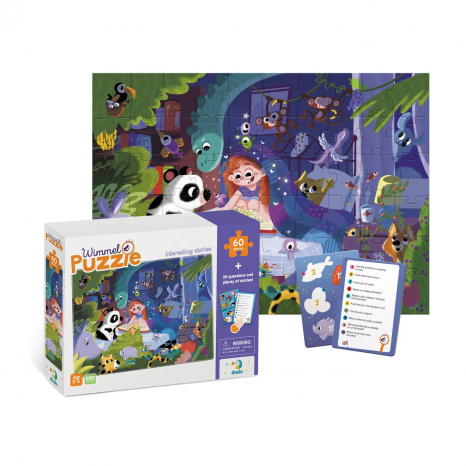 Картонний віммельпазл "Цікаві історії" (60 ел.), Dodo, 300559