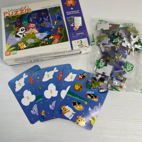 УЦІНКА!!! Картонний віммельпазл "Цікаві історії" (60 ел.), Dodo, 300559