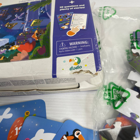 УЦІНКА!!! Картонний віммельпазл "Цікаві історії" (60 ел.), Dodo, 300559