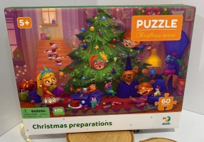Картонний пазл Приготування до Різдва, 60 ел. Dodo, 300575