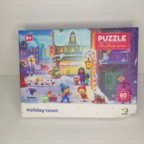 УЦІНКА!!! Картонний пазл Святкове містечко, 60 ел. Dodo, 300576