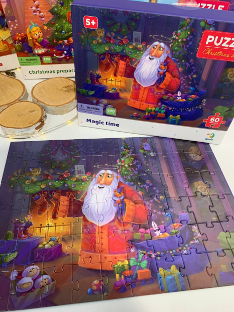 Картонный пазл Время волшебства, 60 эл. Dodo, 300577