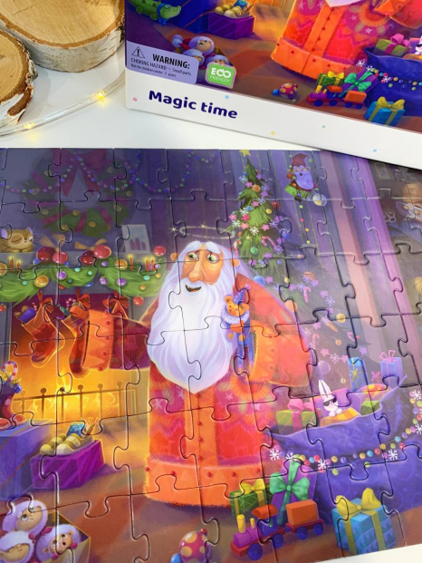 Картонный пазл Время волшебства, 60 эл. Dodo, 300577