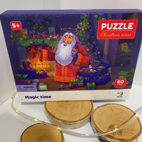 Картонный пазл Время волшебства, 60 эл. Dodo, 300577