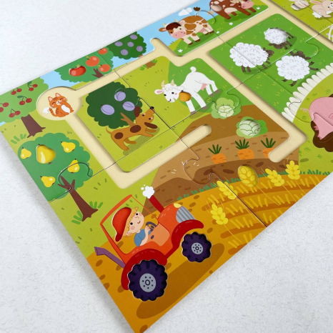 Пазл-лабиринт Мое путешествие по ферме Dodo 300586