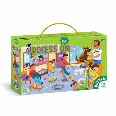 Пазл Професії: Ветеринар. Dodo 150 ел